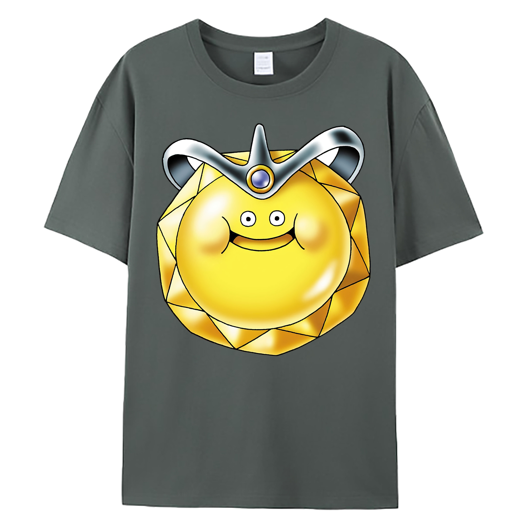（画像用） ドラゴンクエスト Doragon Kuesuto Dragon Quest 綿100％ メンズ半袖Tシャツ｜肌触りやわらか＆通気性